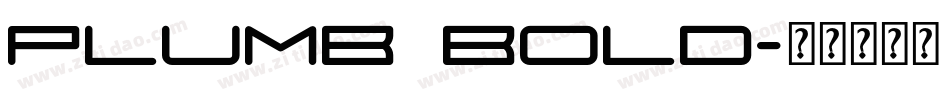 Plumb Bold字体转换